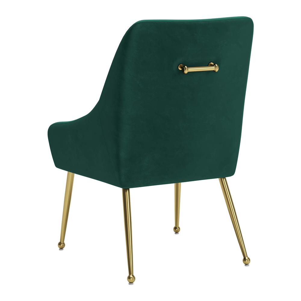 Maxine Dining Chair Green & Gold