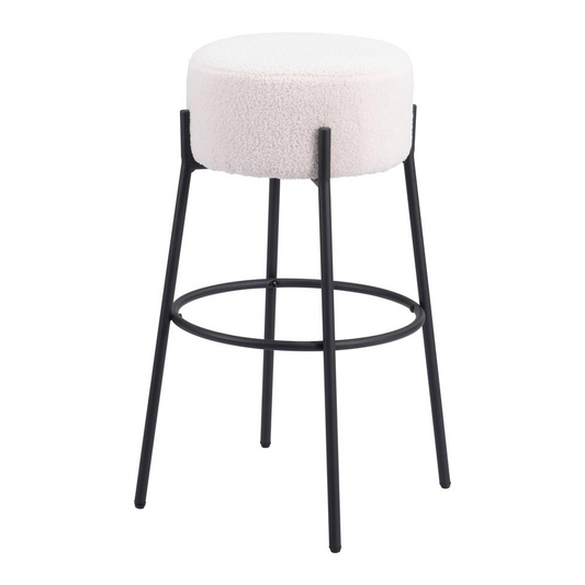 Blanche Barstool (Set of 2) Ivory