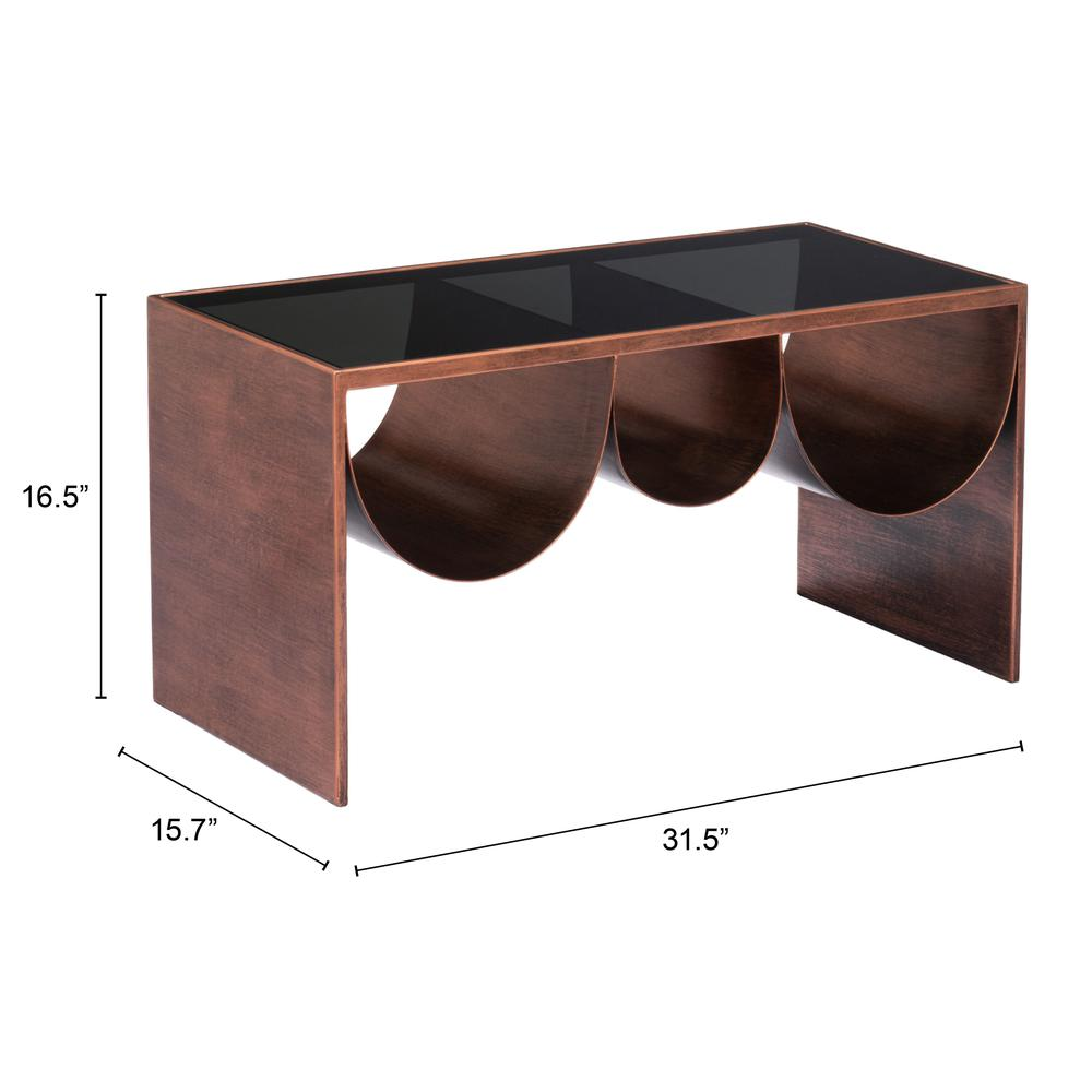 Aveiro Coffee Table Copper & Black