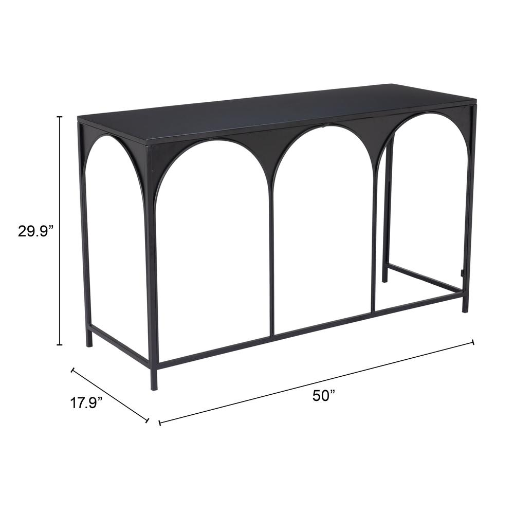 Loriet Console Table Black