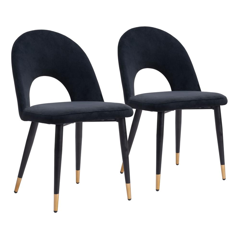 Menlo Dining Chair (Set of 2) Black