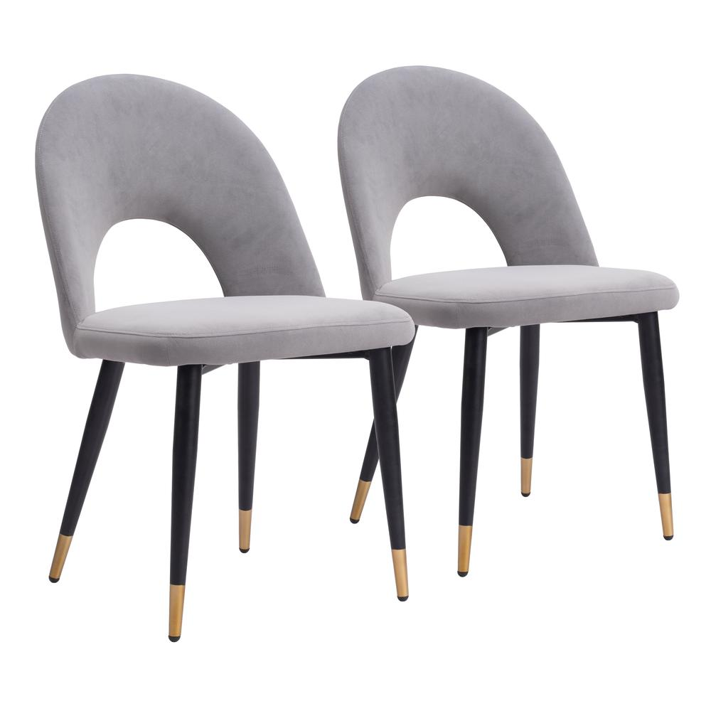 Menlo Dining Chair (Set of 2) Gray