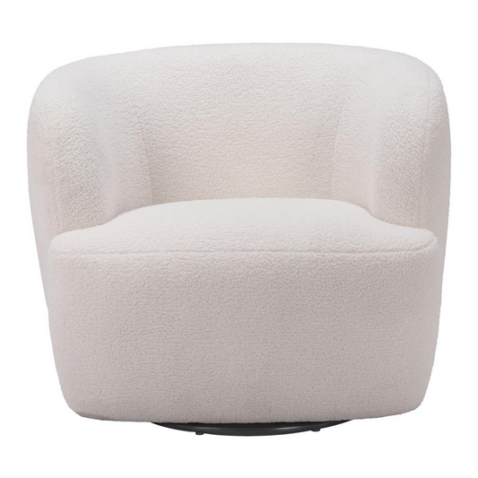 Govan Swivel Chair Ivory