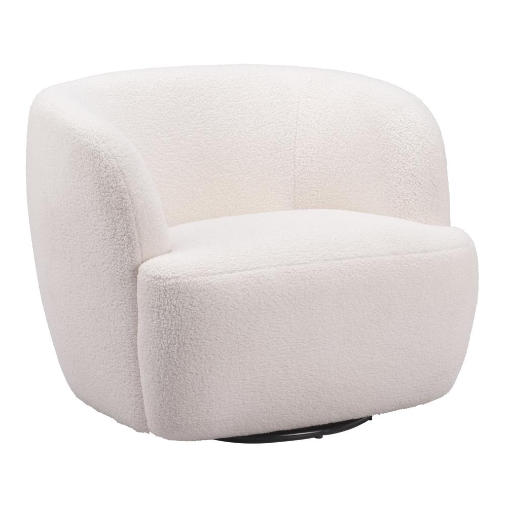 Govan Swivel Chair Ivory