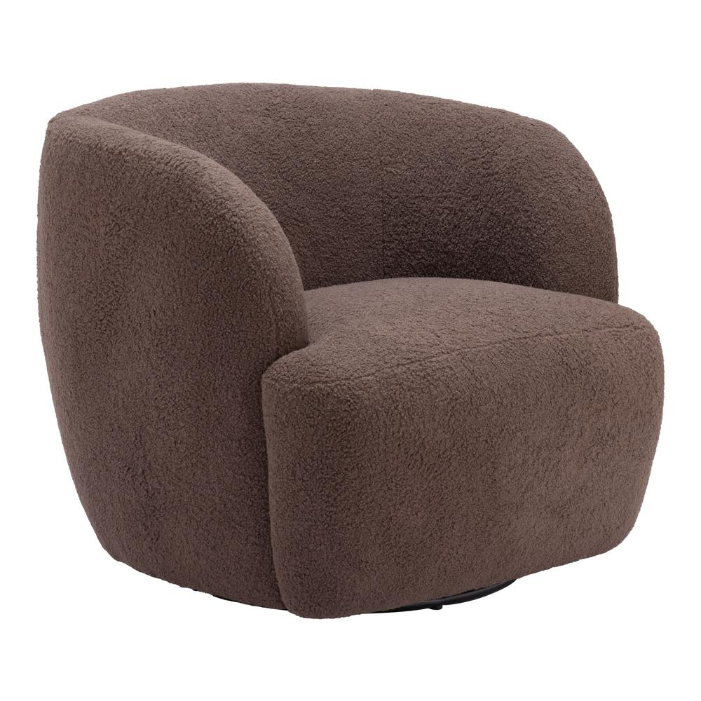 Govan Swivel Chair Brown