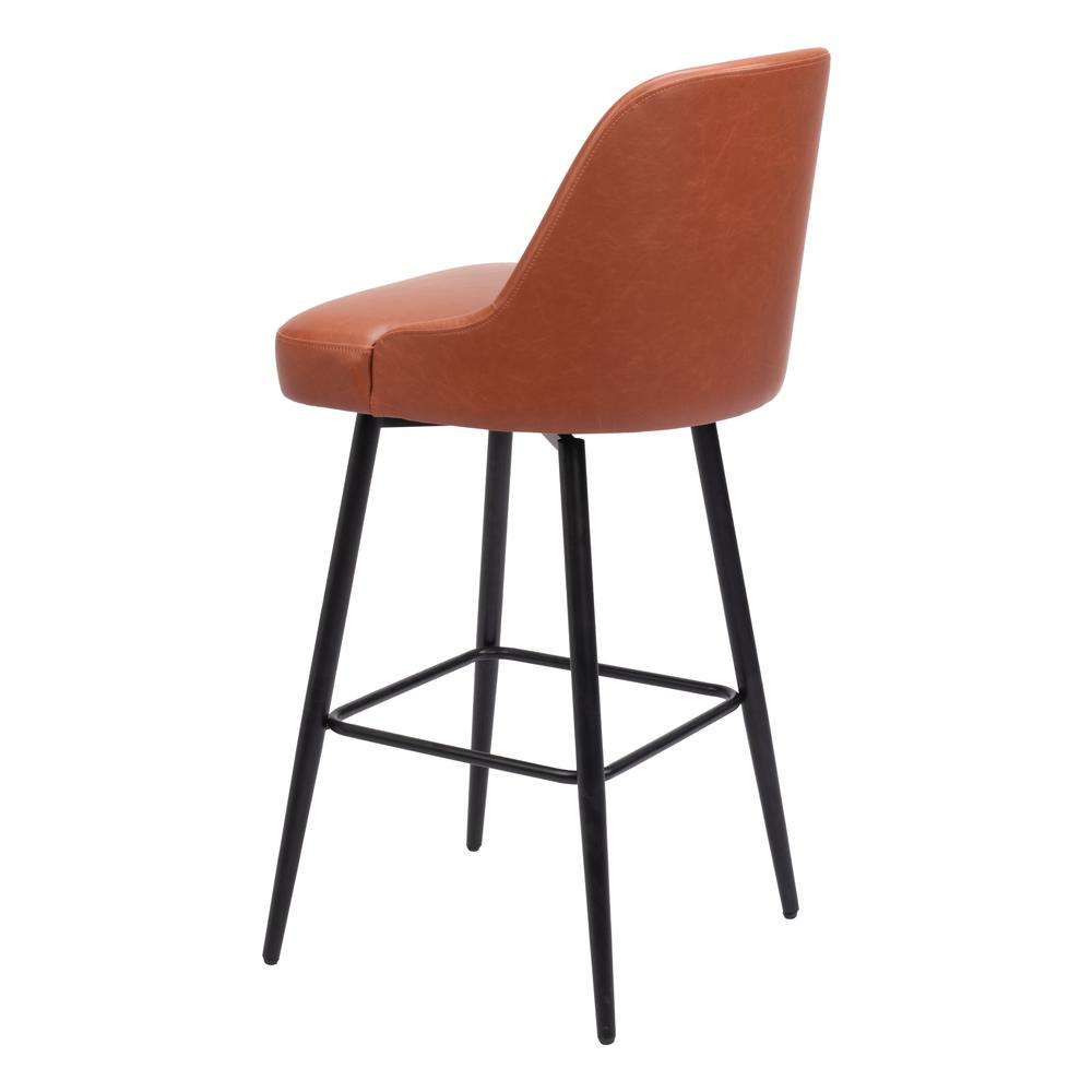 Keppel Swivel Barstool Brown