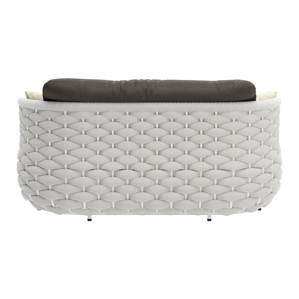 Coral Reef Loveseat Gray