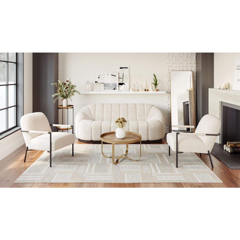 Chicago Accent Chair Ivory