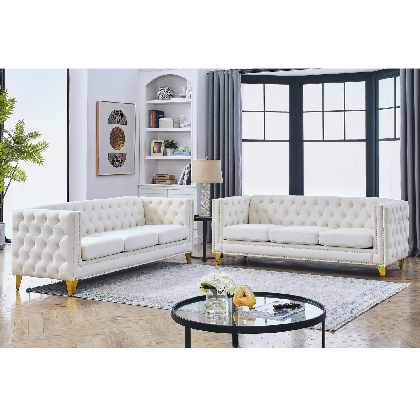 Weset Velvet Sofa