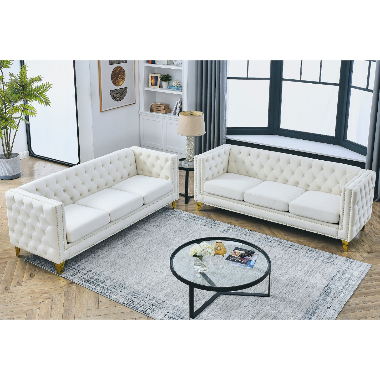 Weset Velvet Sofa