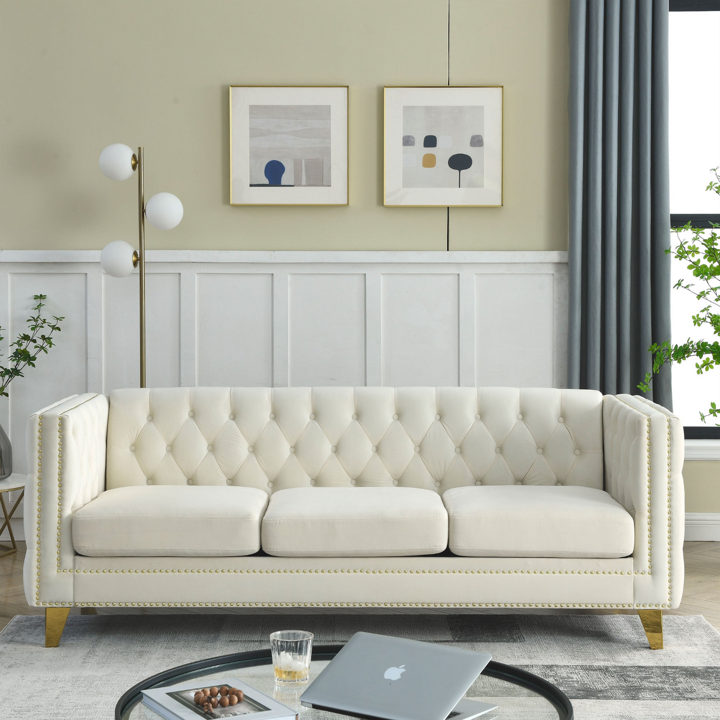 Weset Velvet Sofa