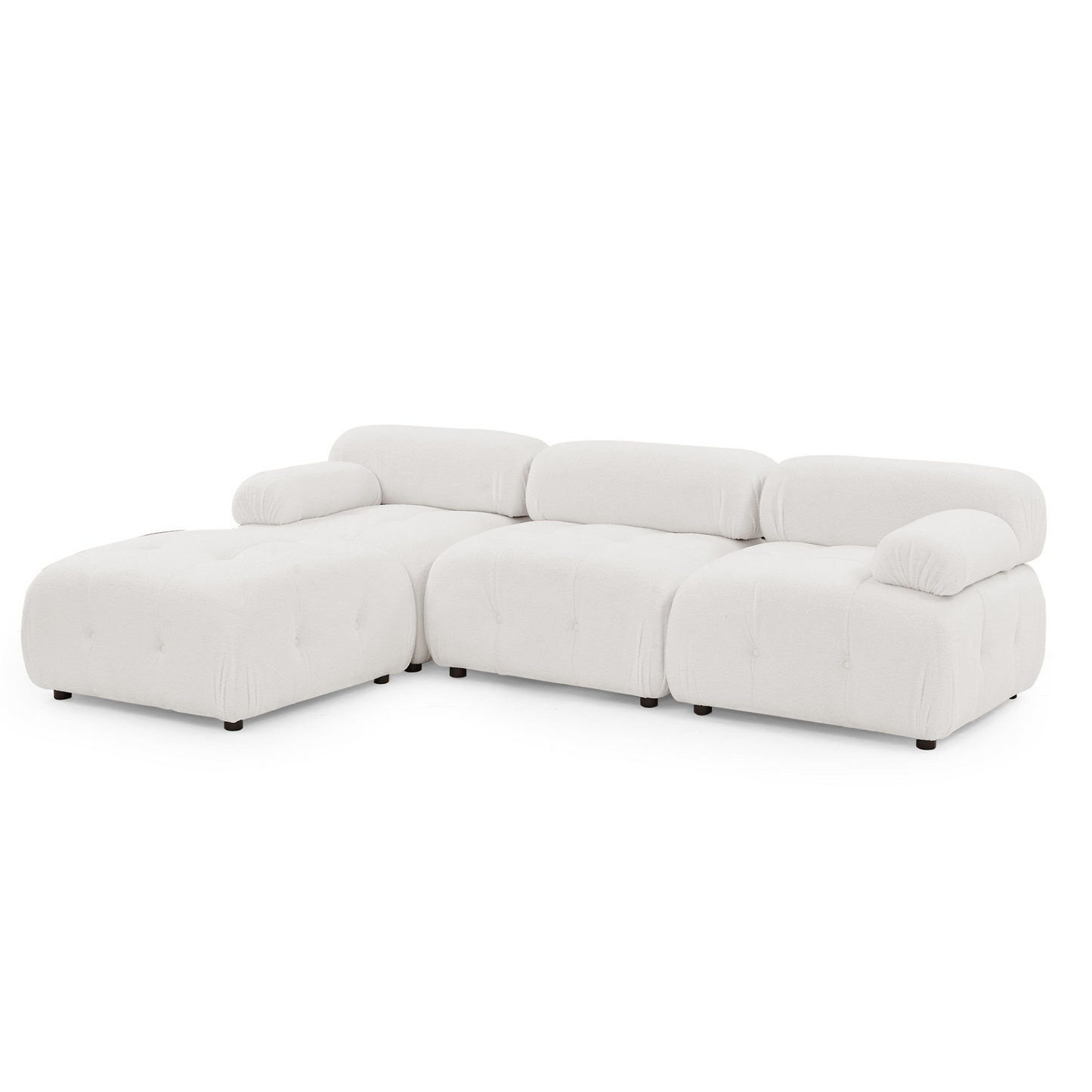 Eireann Modular Sectional Sofa, Ivory