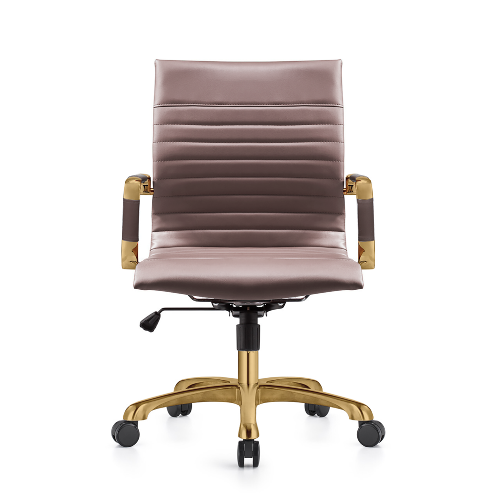 Harris Office Chair With Gold Frame