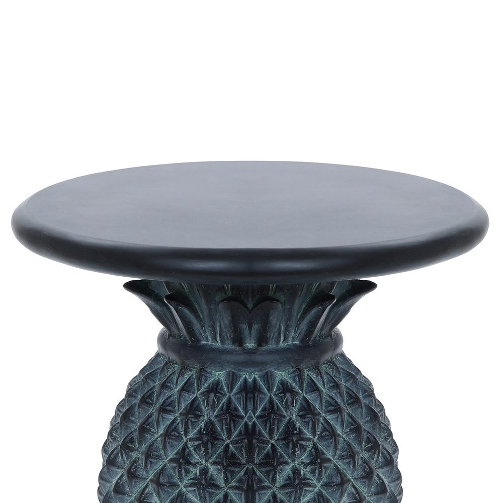 Gray MgO Pineapple Outdoor Side Table