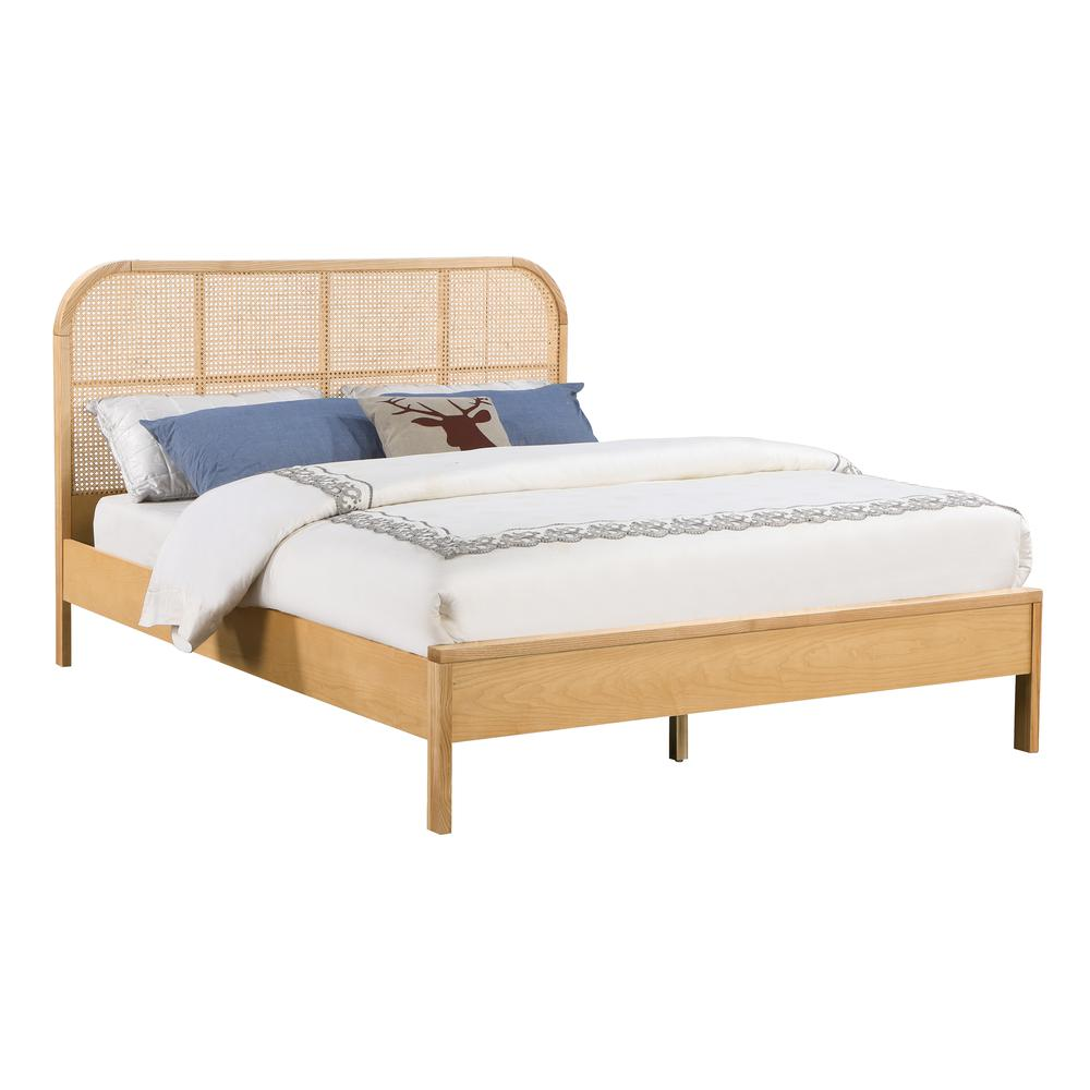 Baee Rattan Natural Queen Bed