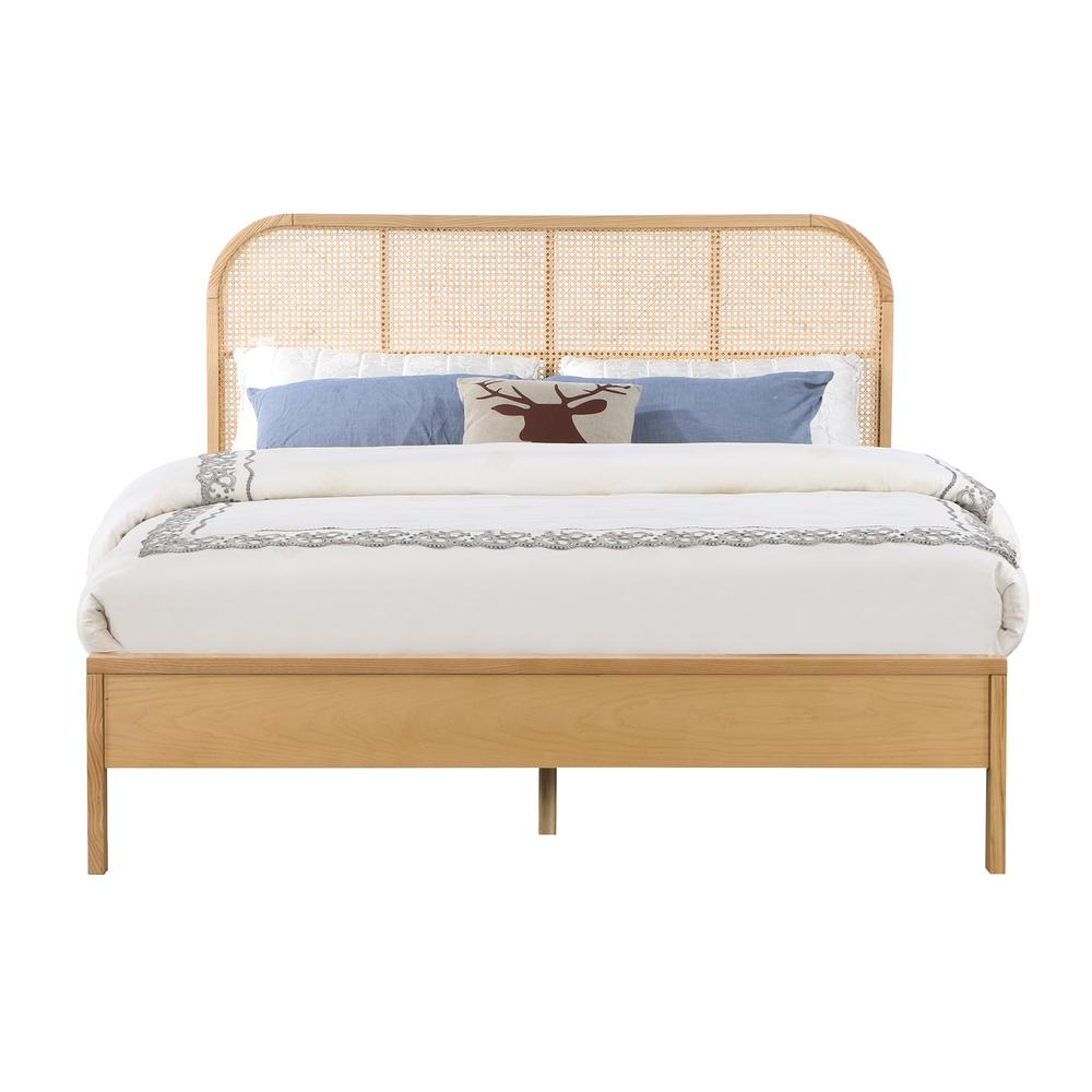 Baee Rattan Natural Queen Bed