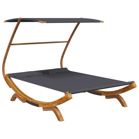 Zi Patio Lounge Bed with Canopy