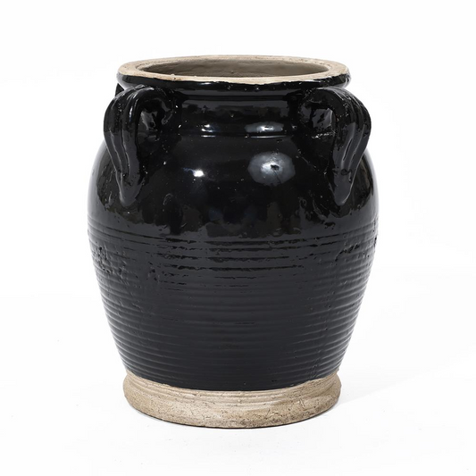 Az Black Terracotta Vase