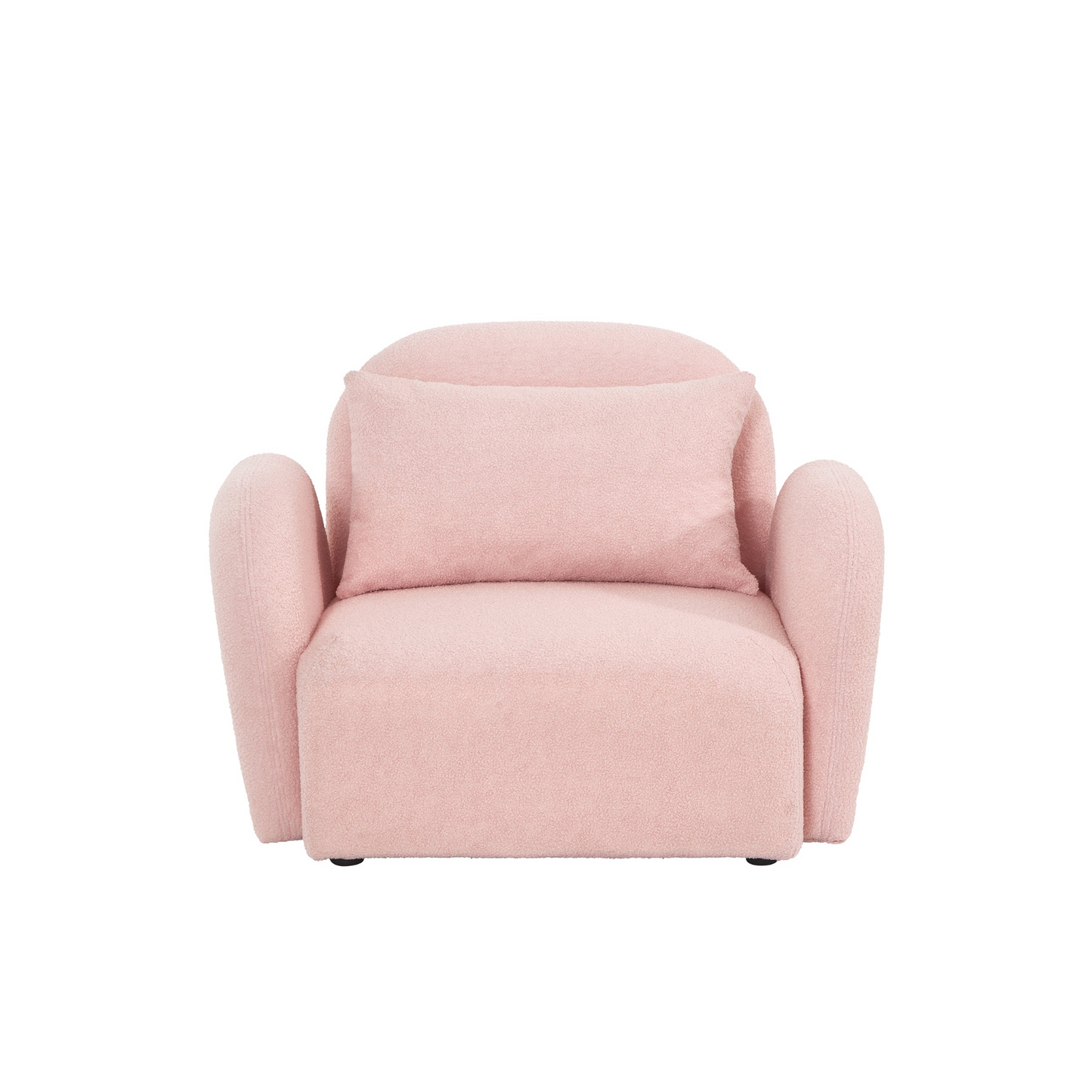 Joni Chair Teddy Fabric Pink