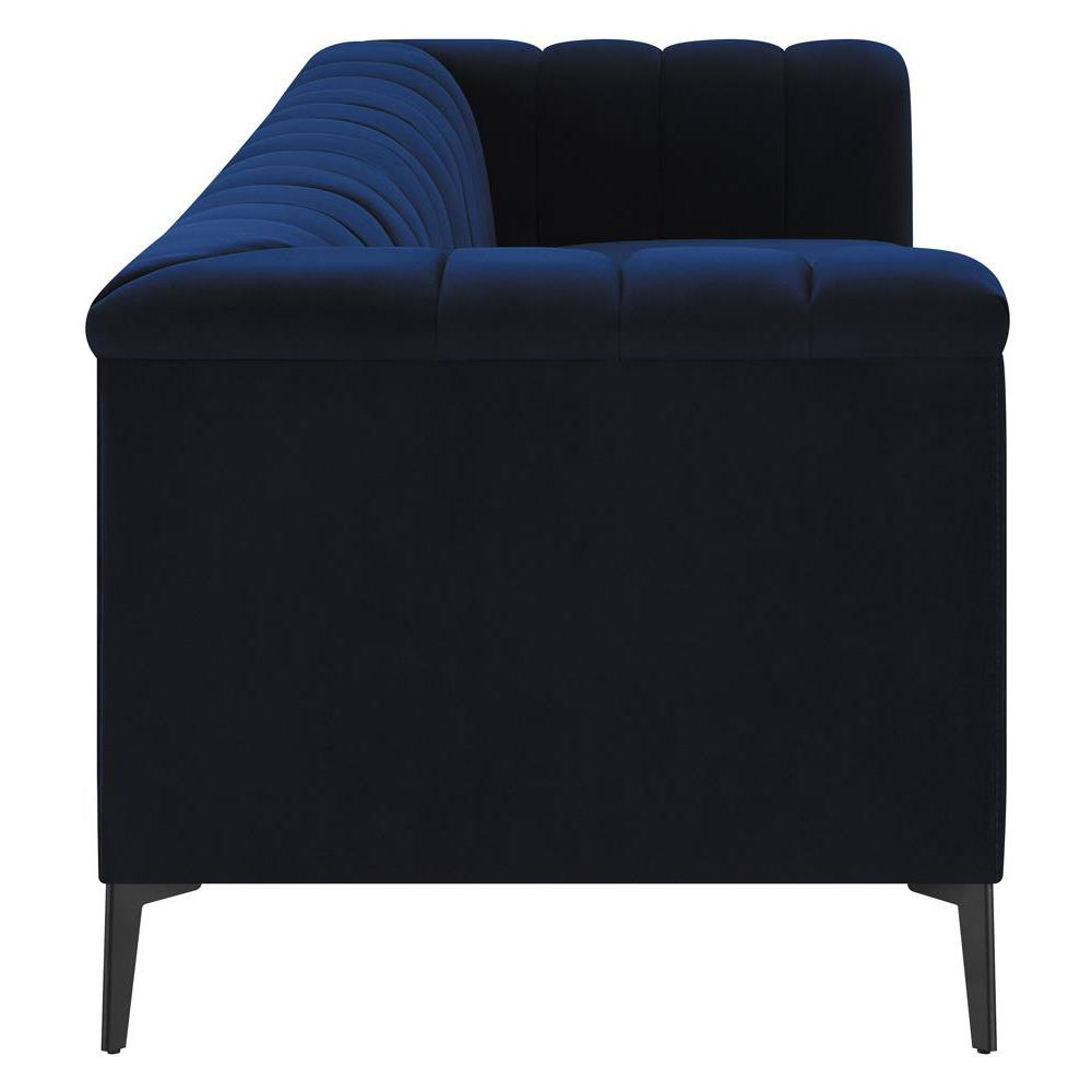 Chalet Tuxedo Arm Sofa Blue