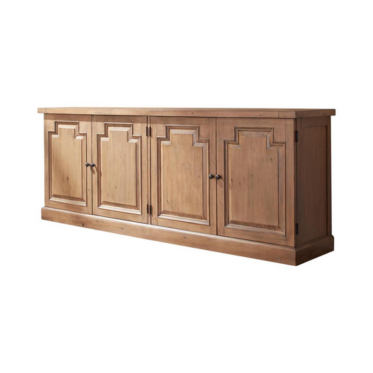 Florence 4-door Sideboard Rustic Smoke