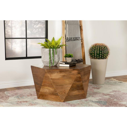 Zalika Hexagonal Coffee Table Natural