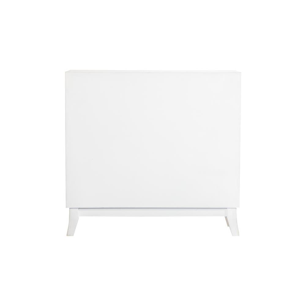 Gambon Rectangular 2-door Accent Cabinet White