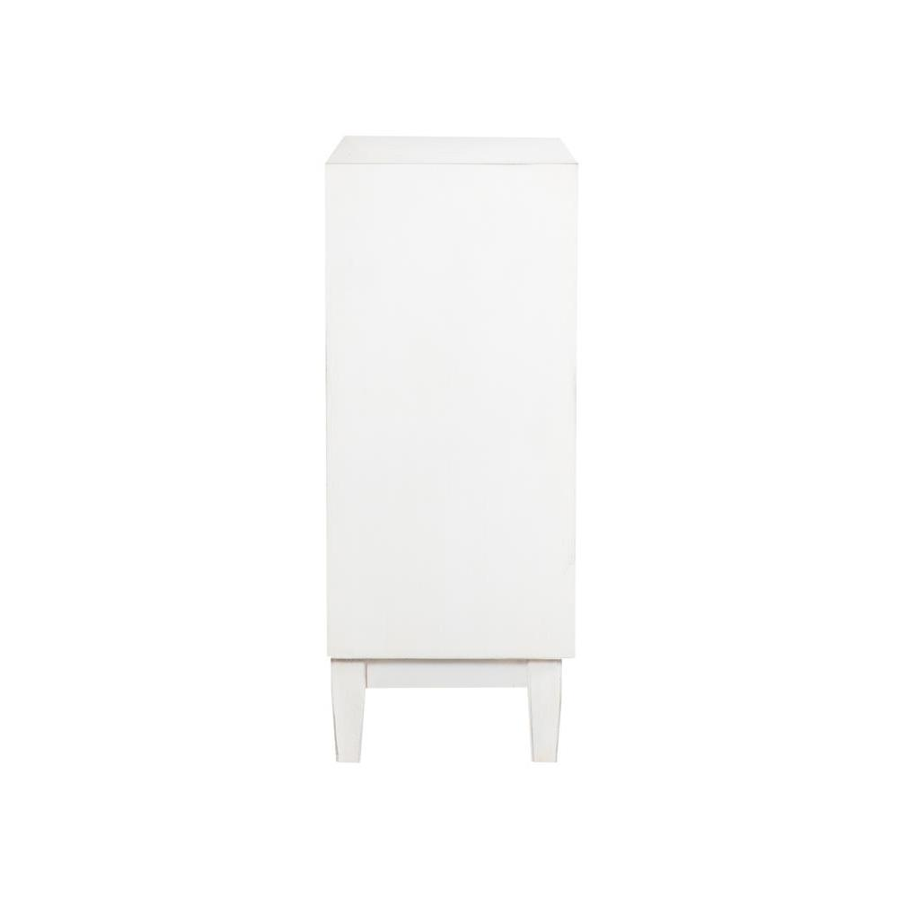 Gambon Rectangular 2-door Accent Cabinet White