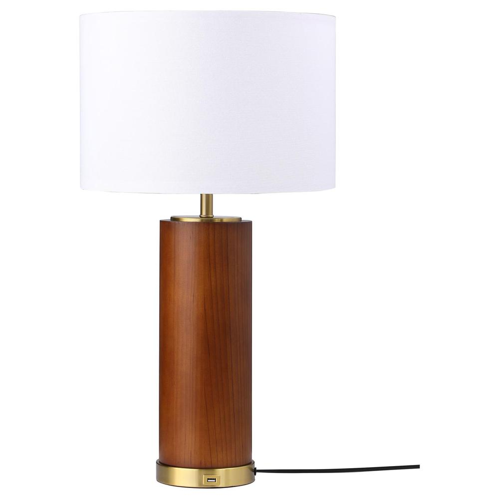 Aziel Table Lamp Cappuccino and Gold