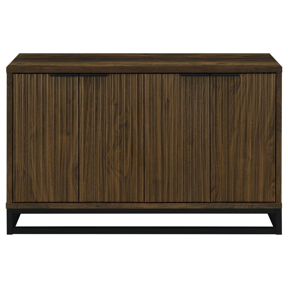 Ryatt 4-door Engineered Wood Accent Cabinet Dark Pine