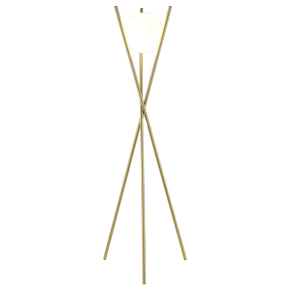 Yamileth Tripod Floor Lamp Gold