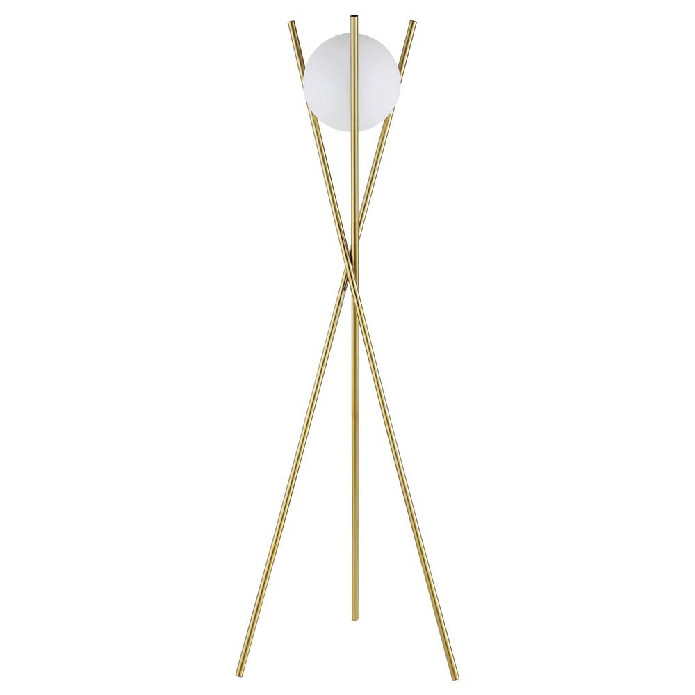 Yamileth Tripod Floor Lamp Gold