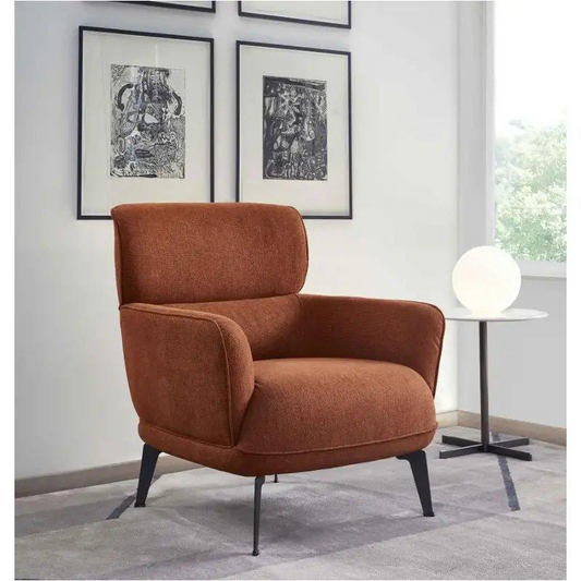 Andrea Heavy Duty High Back Accent Chair Orange