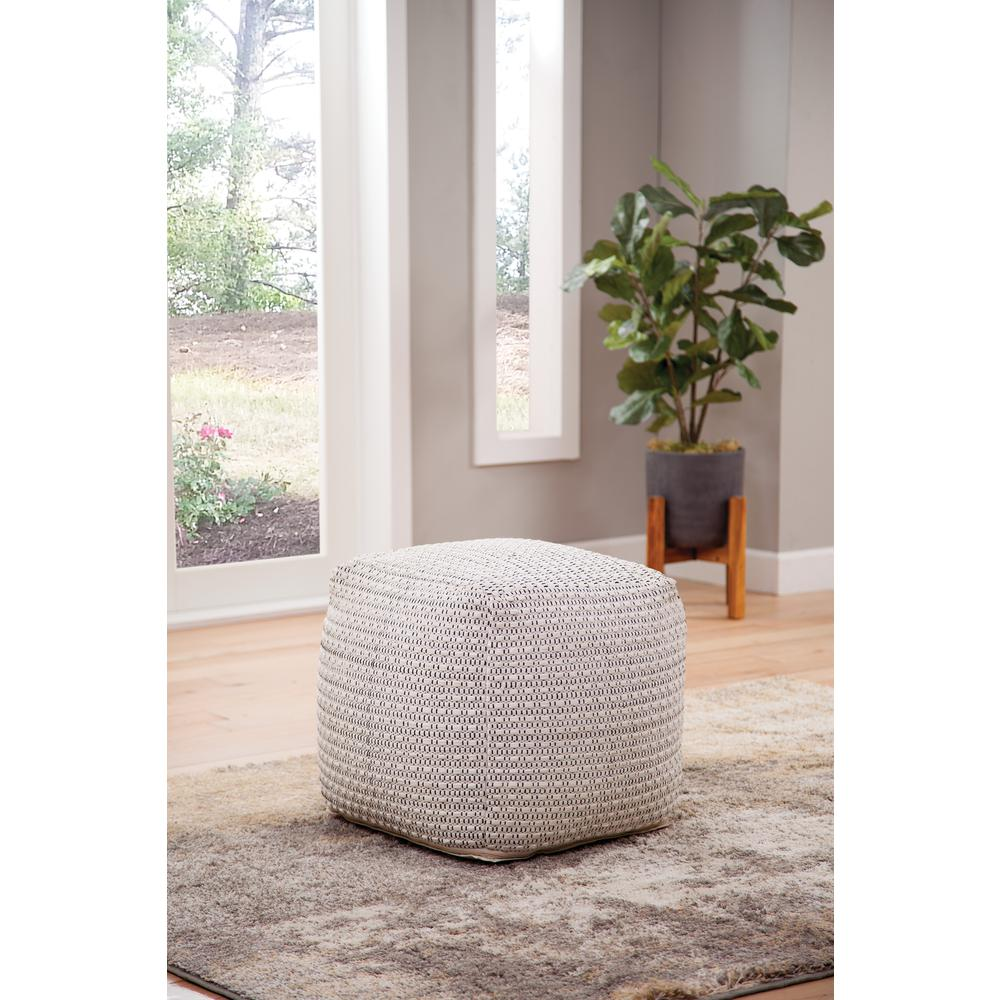 Hakim Square Handwoven  Pouf