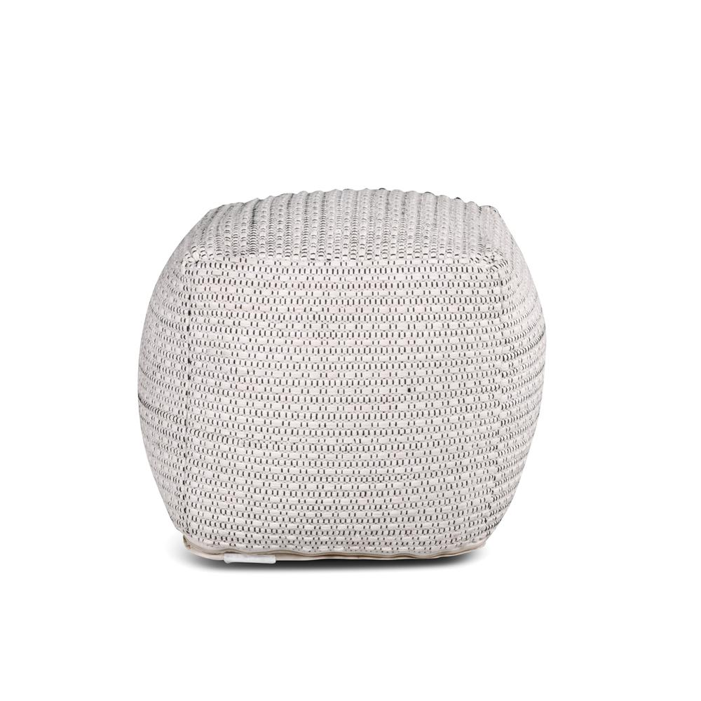 Hakim Square Handwoven  Pouf