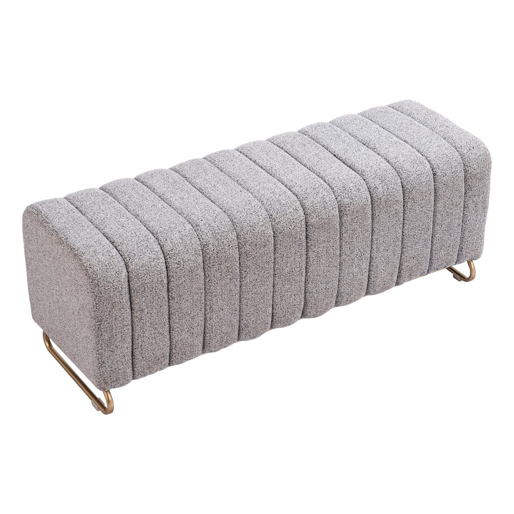 Pender Bench Stone Gray