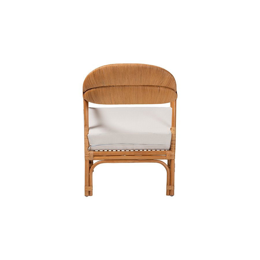 Marisa Bohemian Light Honey Rattan Arm Chair