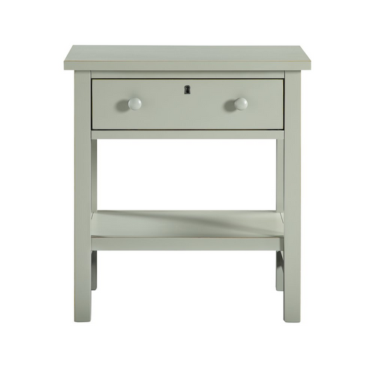 Franklen 1-drawer Storage Nightstand - Antique Gray