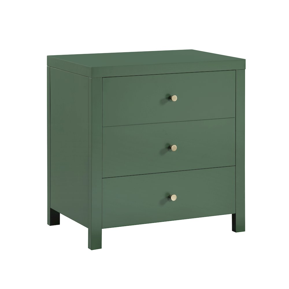 Nolan 3-drawer Nightstand - Vintage Green