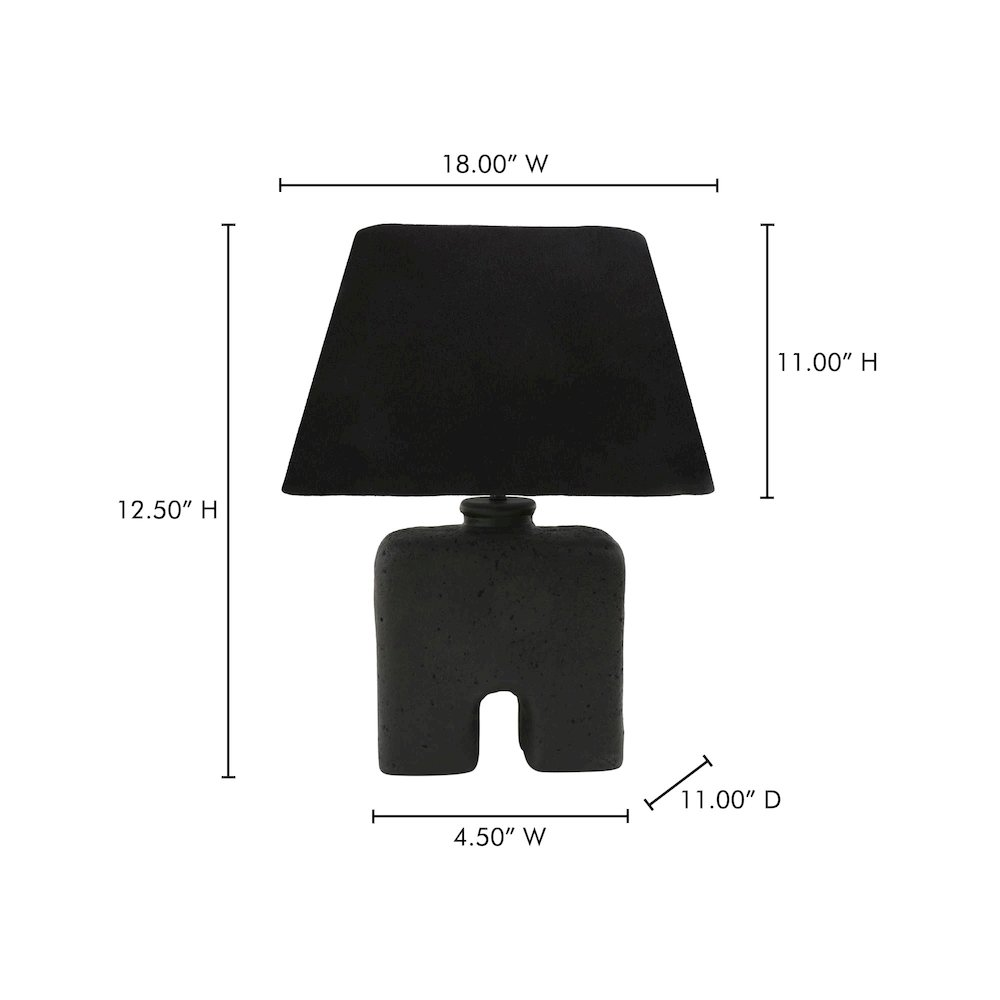 Yara Table Lamp Black