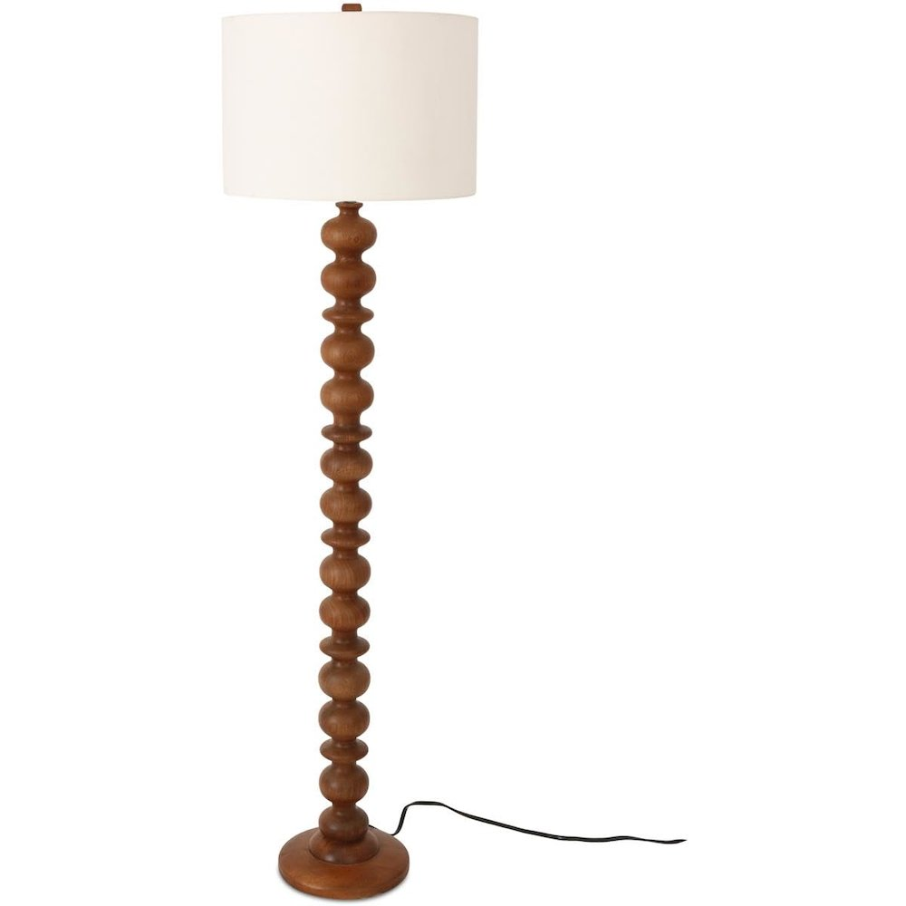 Gwen Floor Lamp Honey Brown