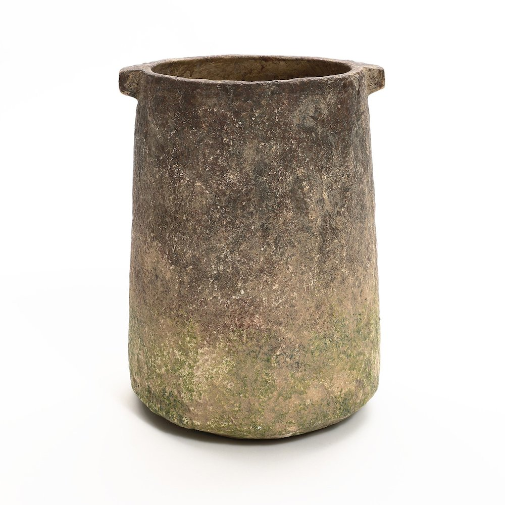 Ray Brown Cement 11-Inch Vase