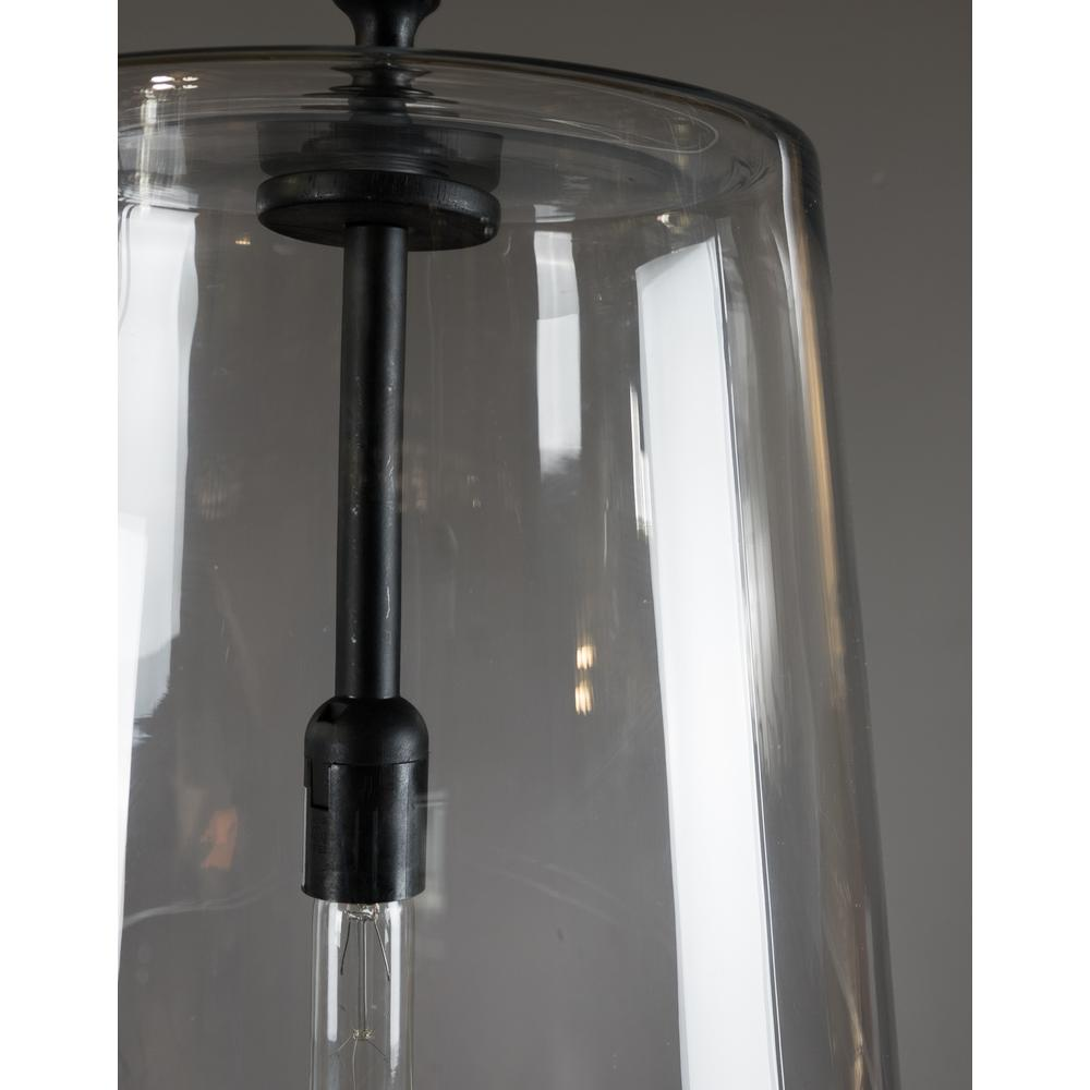 Jolee 1-Light Single Glass Pendant by Kosas Home