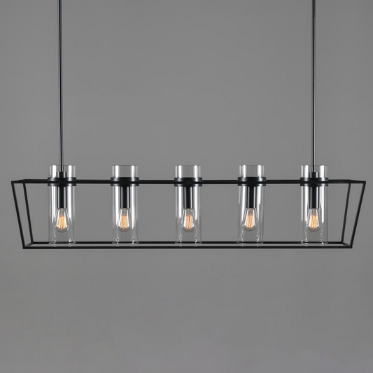 Shiori 5-Light Rectangle Chandelier by Kosas Home