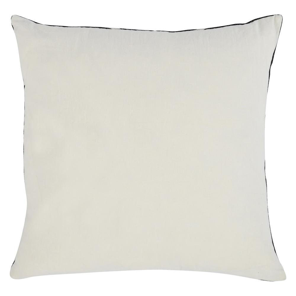 Claudie 22" Throw Pillow in Black by Kosas Home