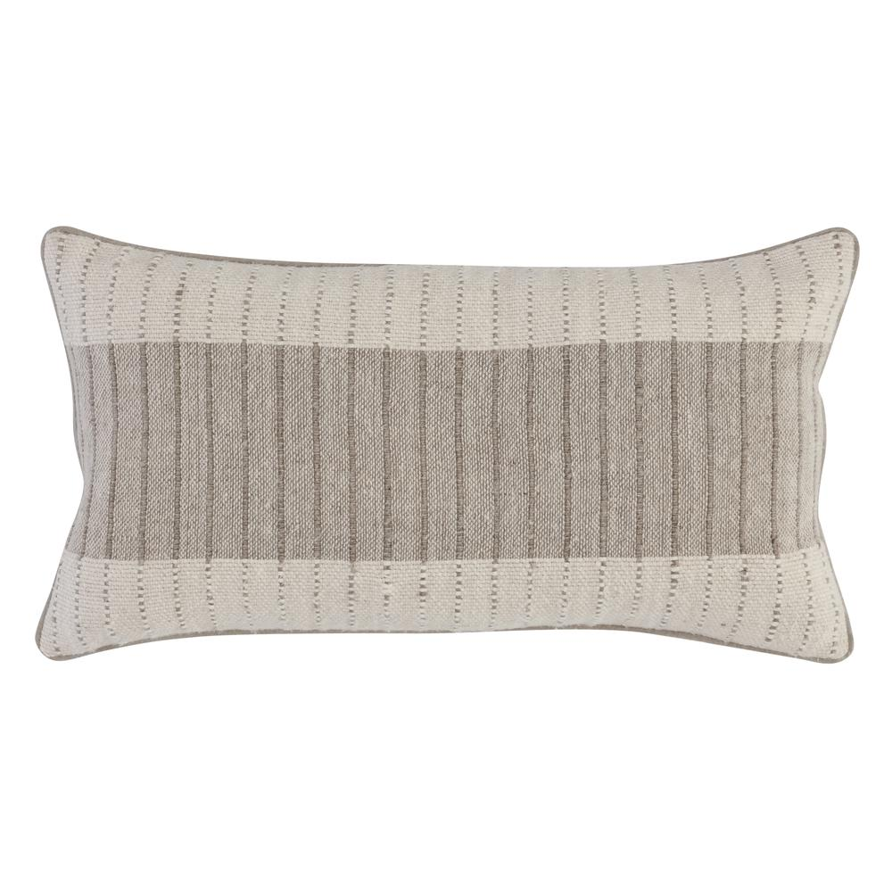 Kamia 14"x 26" Throw Pillow in Beige by Kosas Home