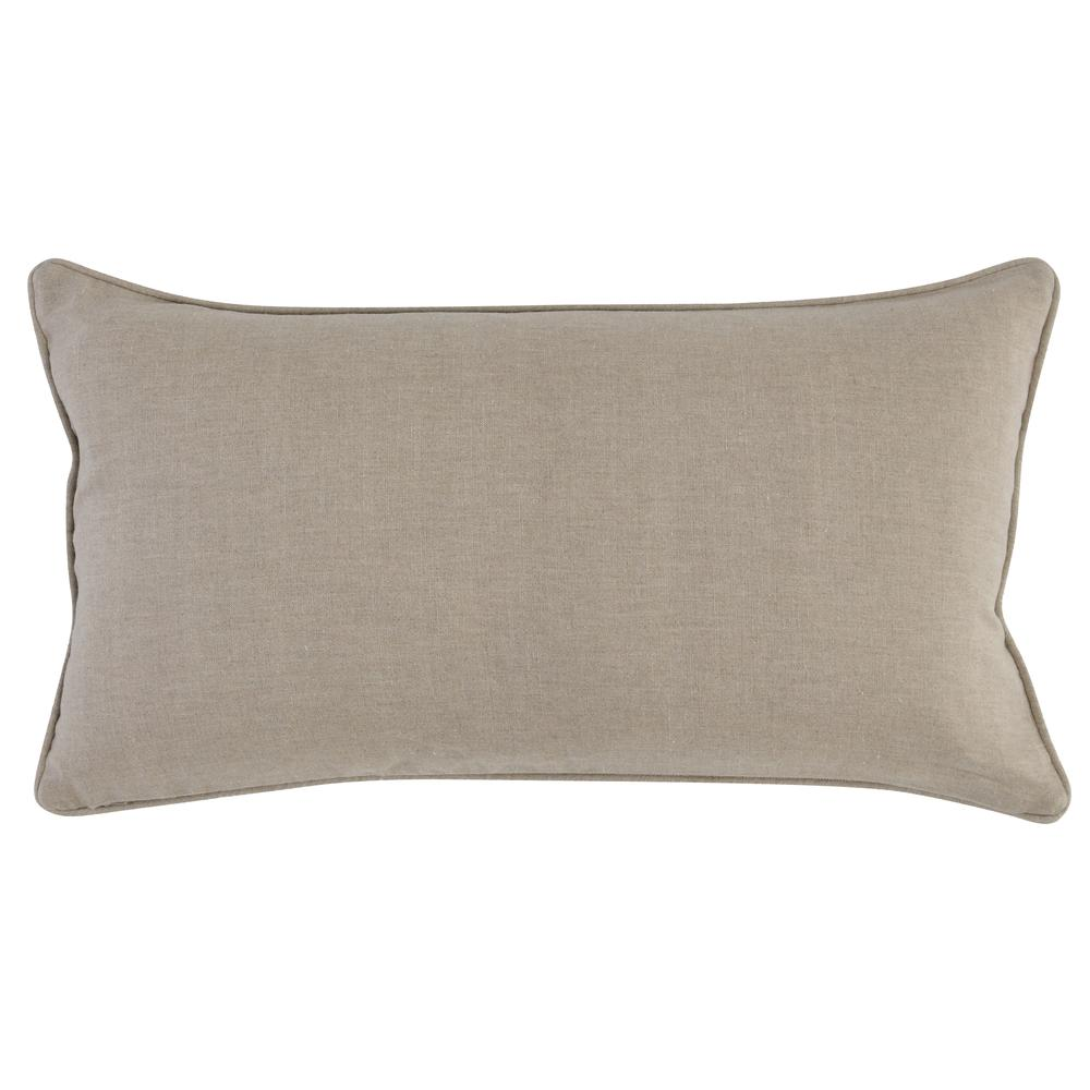 Kamia 14"x 26" Throw Pillow in Beige by Kosas Home