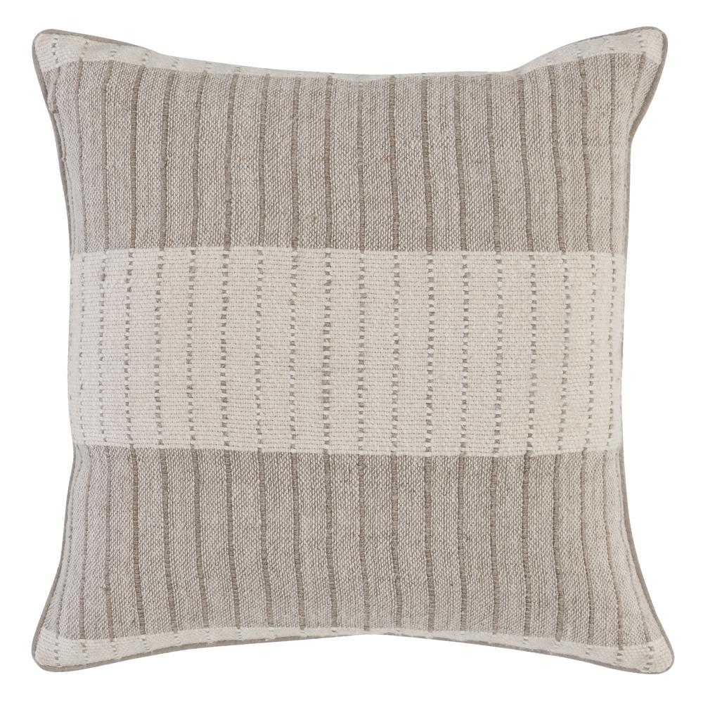 Kamia 22" Square Throw Pillow in Beige by Kosas Home