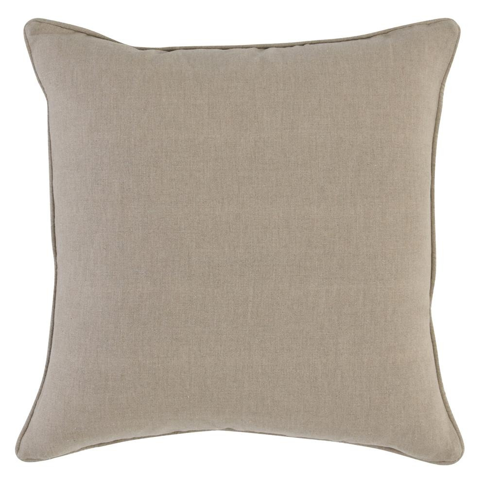 Kamia 22" Square Throw Pillow in Beige by Kosas Home