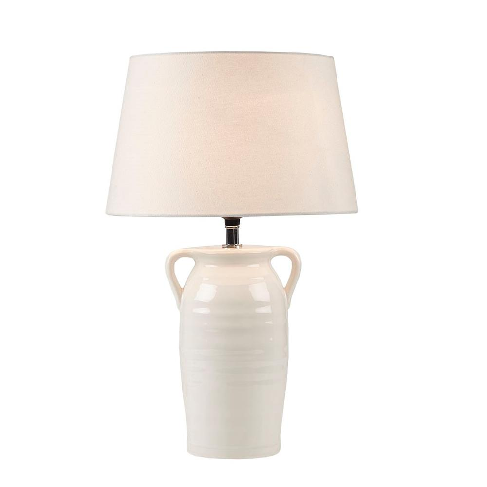 Alia Ceramic Table Lamp with Handles